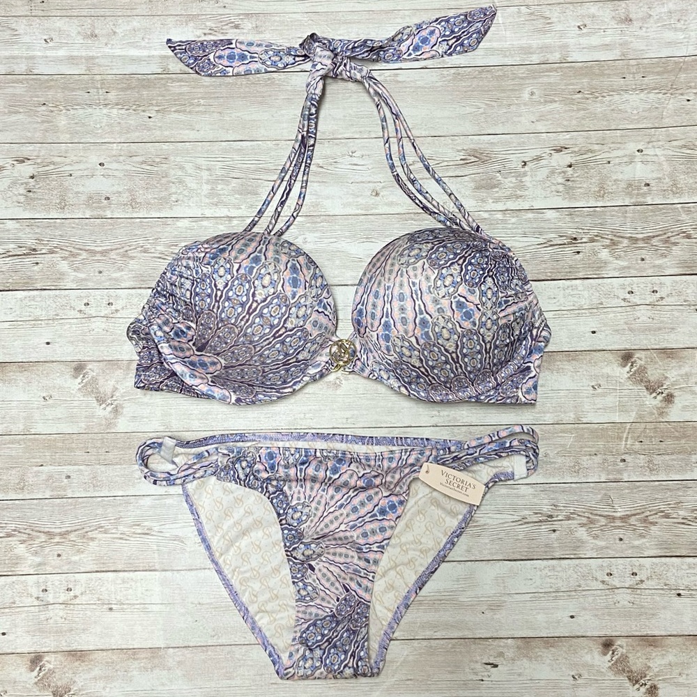 Victoria’s Secret Bombshell Bikini Set 34C/Small - Picture 2 of 11